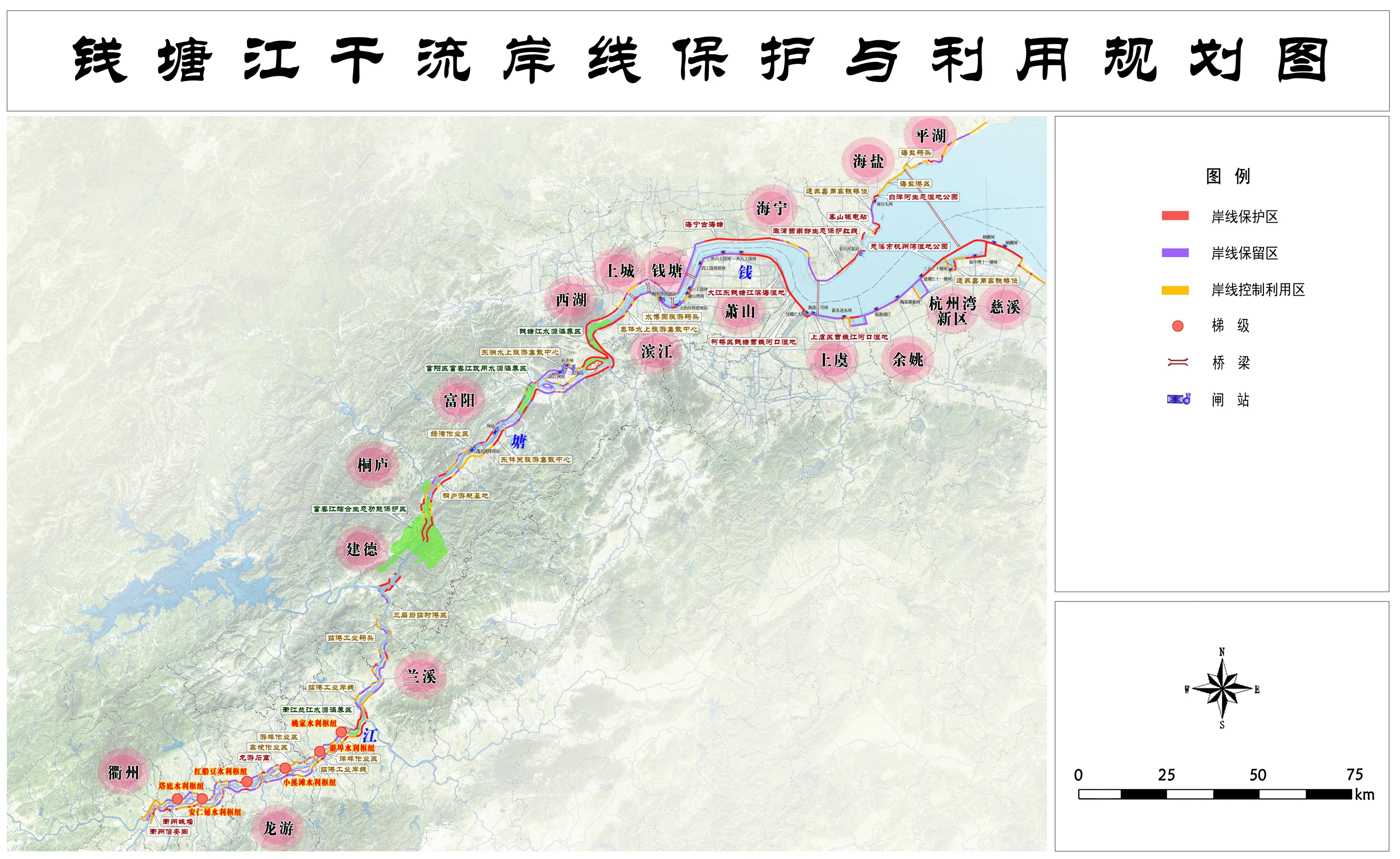 钱塘江岸线规划